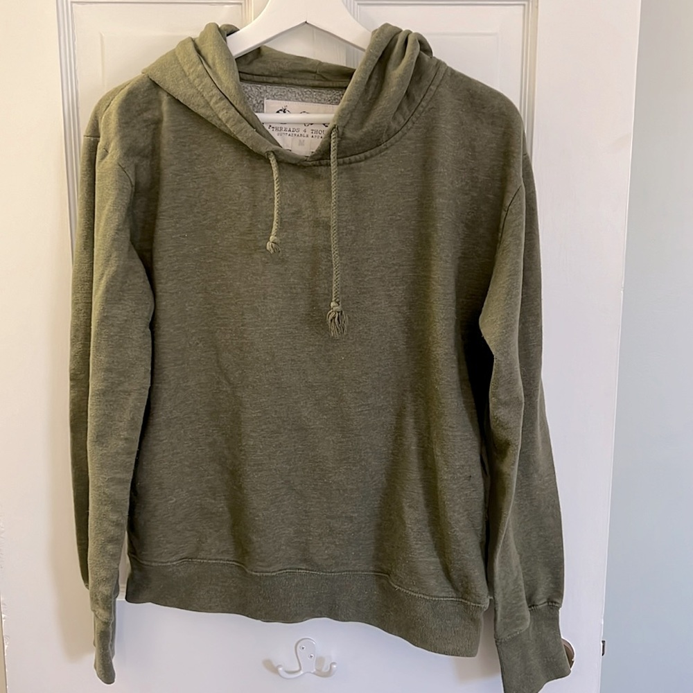 Threads 4 Thought Hoodie, Olive Green